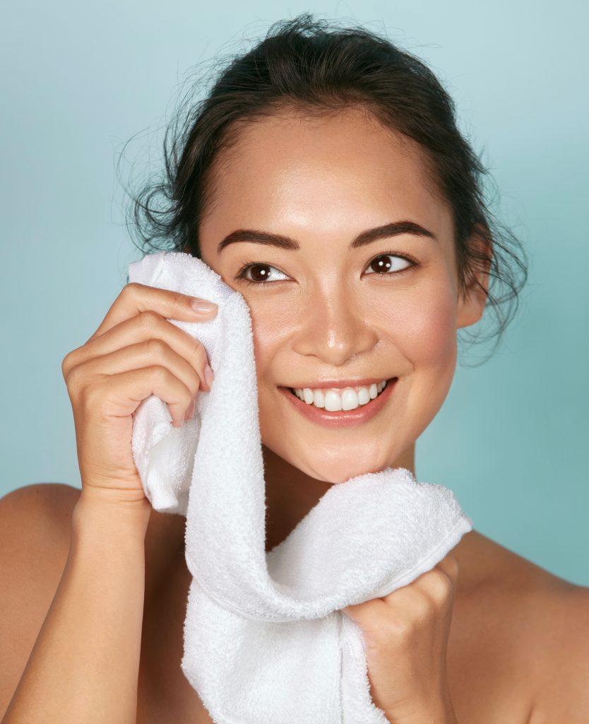 Young woman with great skin